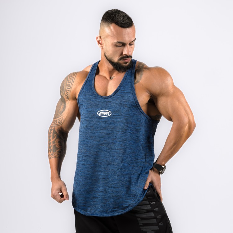 Regata Cavada DryFit Brand Azul Mescla