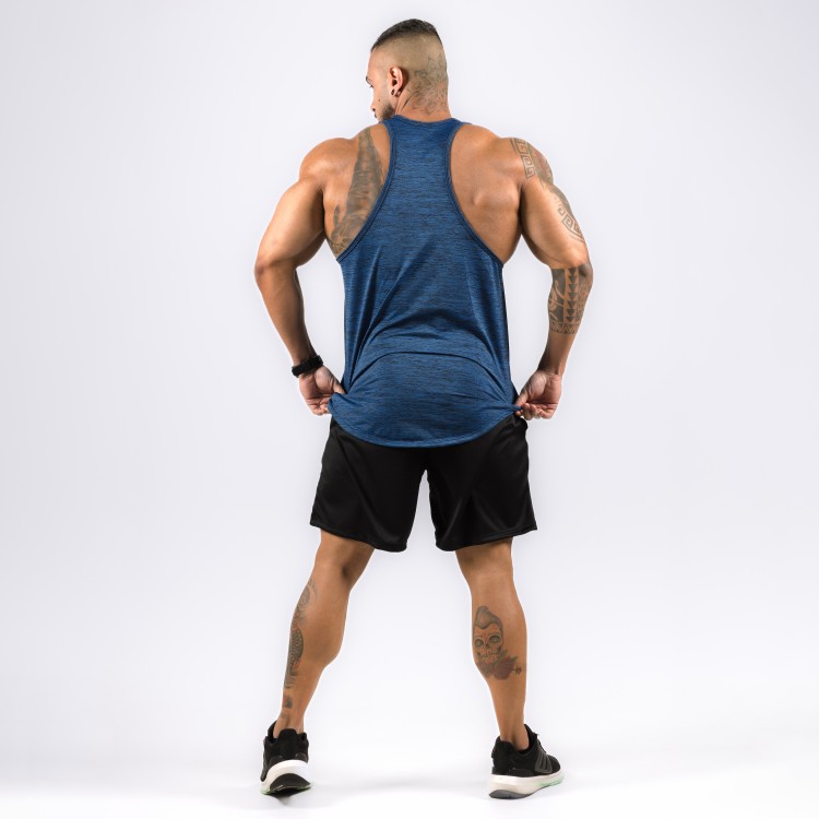 Regata Cavada DryFit Brand Azul Mescla