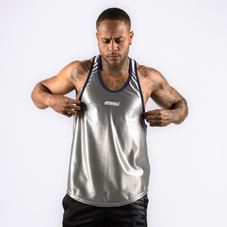 Regata Cavada Anatomic DryFit Brilho Prata