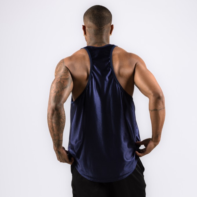 Regata Cavada Anatomic DryFit Brilho Azul Marinho