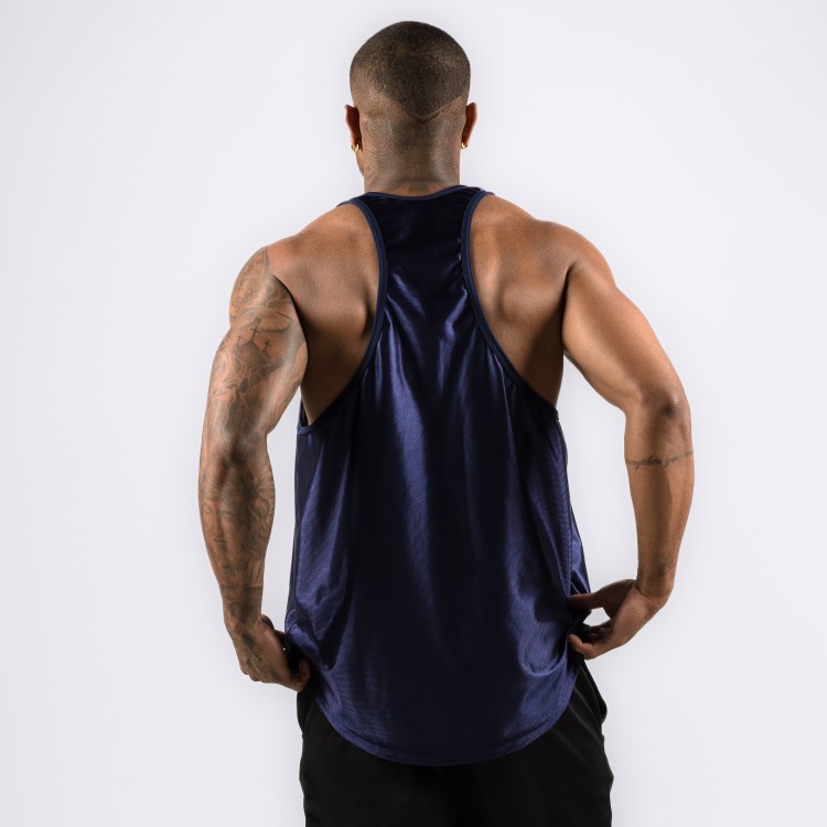 Regata Cavada Anatomic DryFit Brilho Azul Marinho