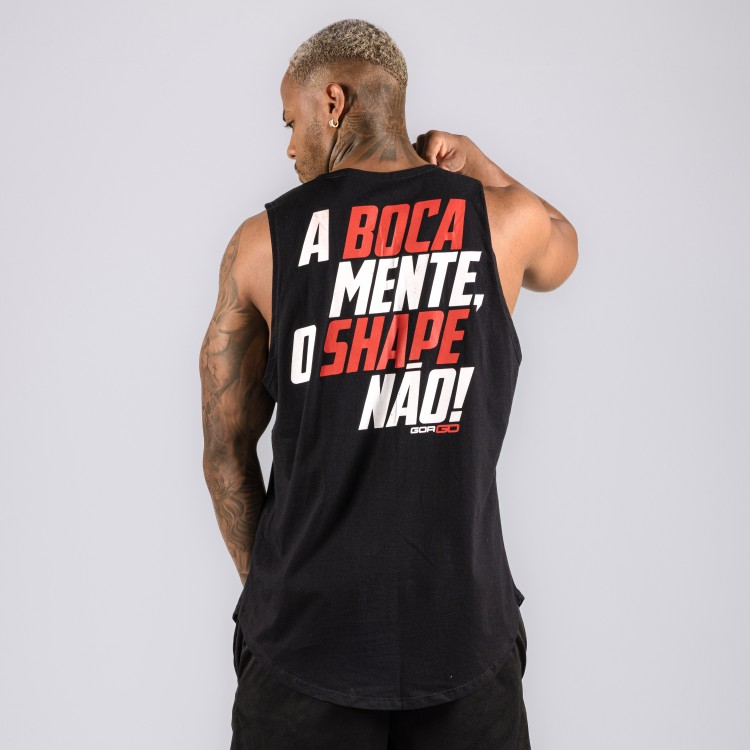 Regata Machão A Boca Mente Preta