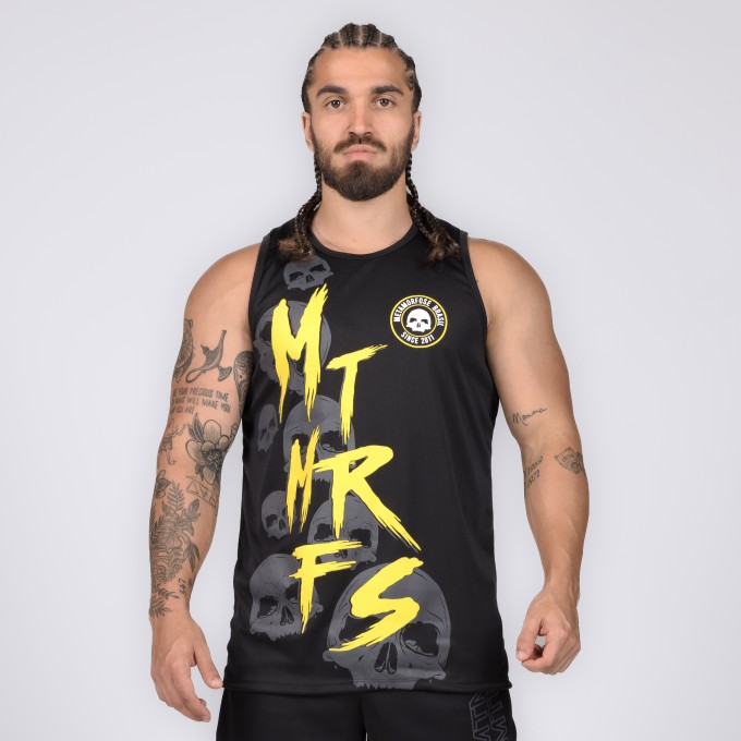 Regata Machao DryFit Skulls Preta