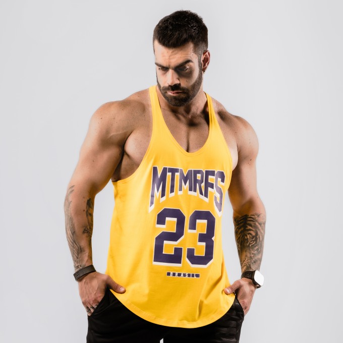 Regata Cavada Anatomic Baseball 23 Amarela