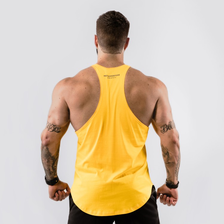 Regata Cavada Anatomic Baseball 23 Amarela
