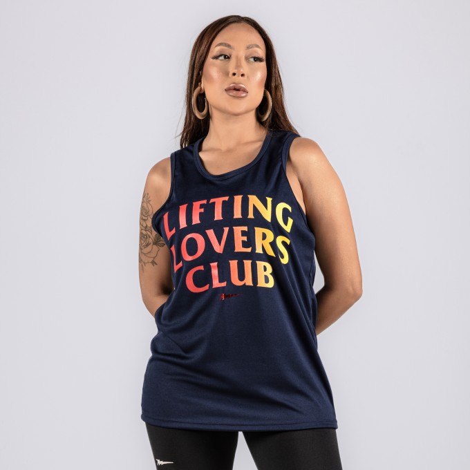 Regata Feminina DryFit Lifting Lovers Azul Marinho