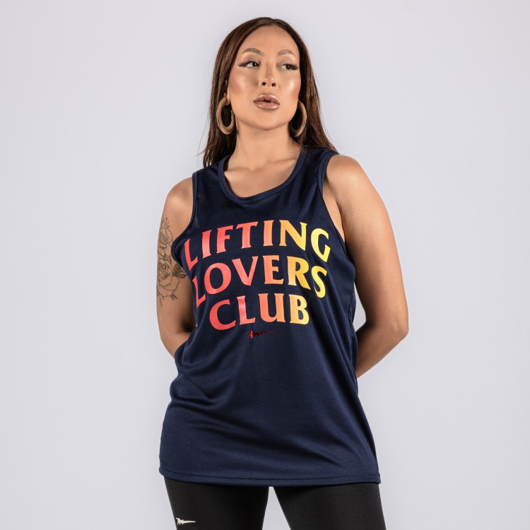 Regata Feminina DryFit Lifting Lovers Azul Marinho