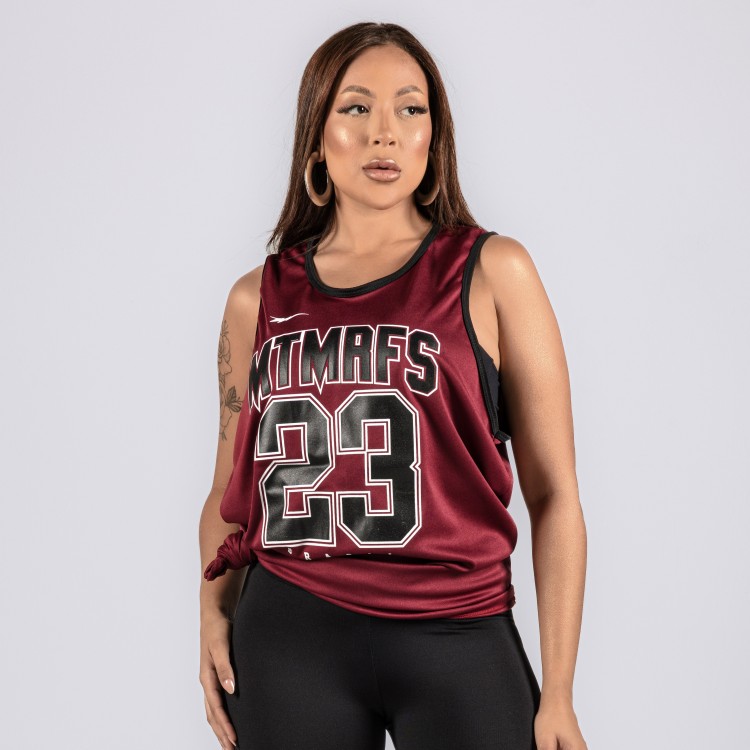 Regata Feminina DryFit Bulls 23 Vinho