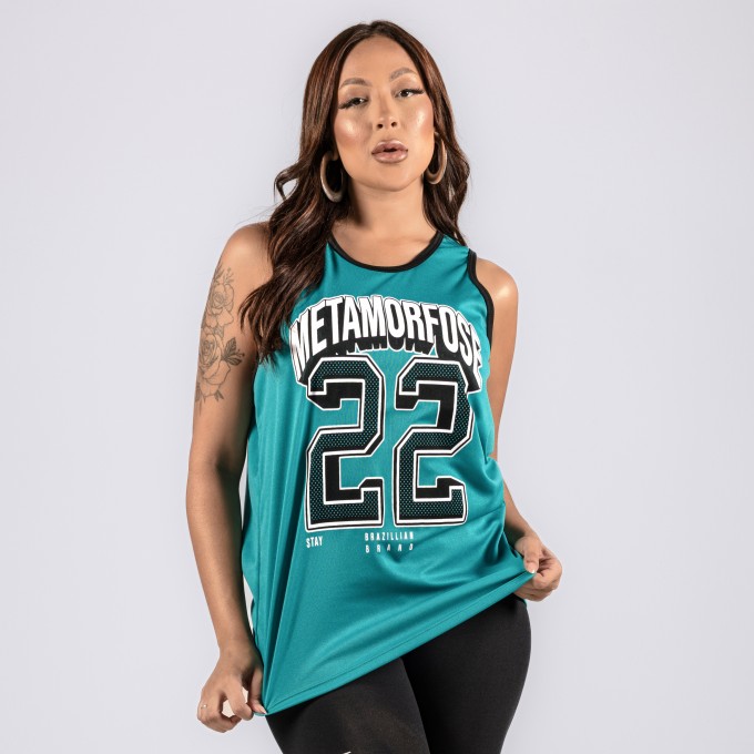 Regata Feminina DryFit 22 Verde Jade