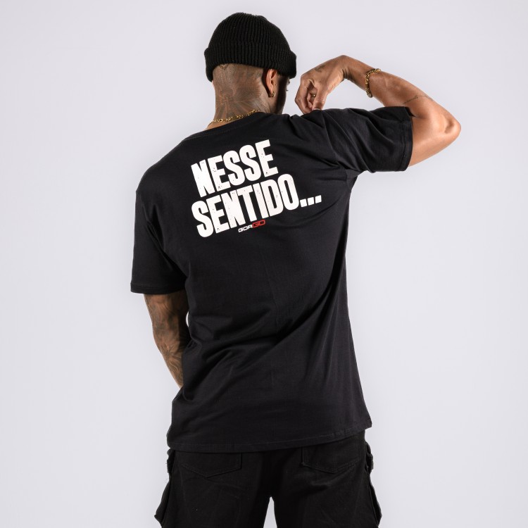 Camiseta Nesse Sentido Preta