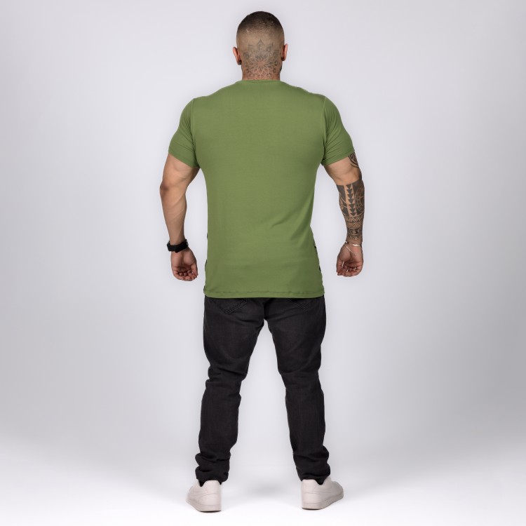 Camiseta Viscofit Project Camo Verde Militar