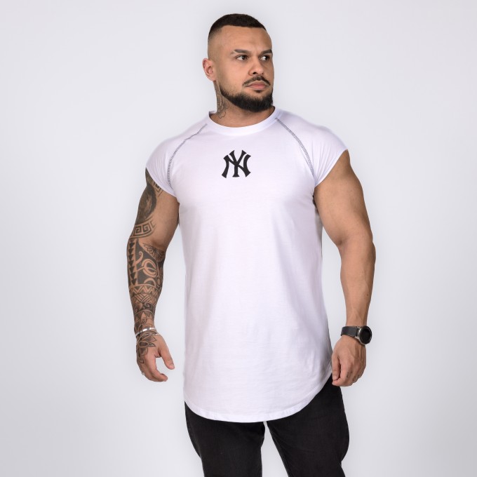 Camiseta Japonesa New York Branca