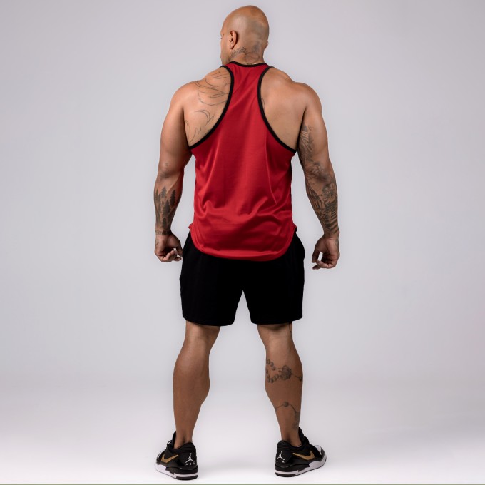Regata Cavada Anatomic Dryfit Insane Vermelha