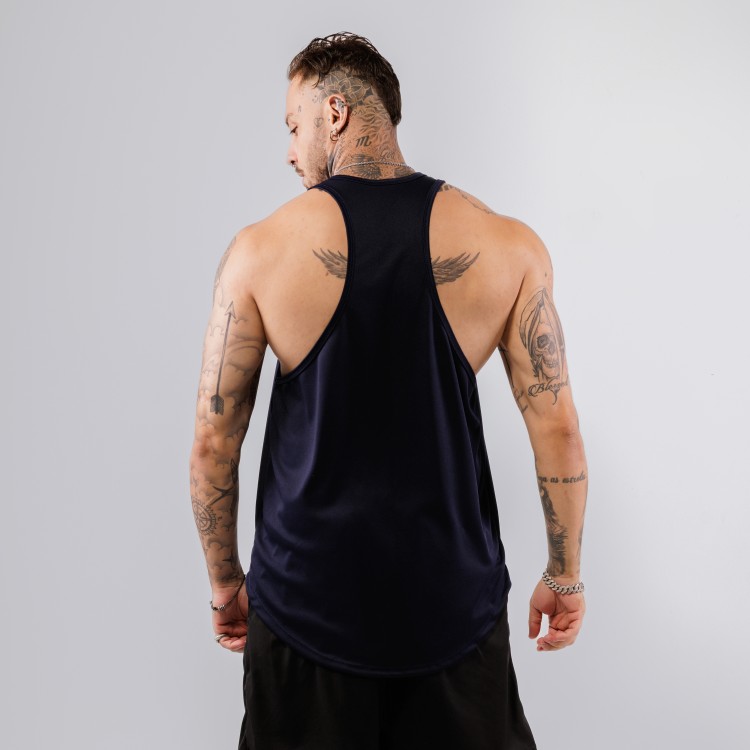 Regata Cavada Anatomic DryFit Lisa Azul Marinho
