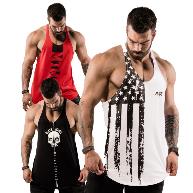 KIT 3 Regatas Cavadas Anatomic CONQUER