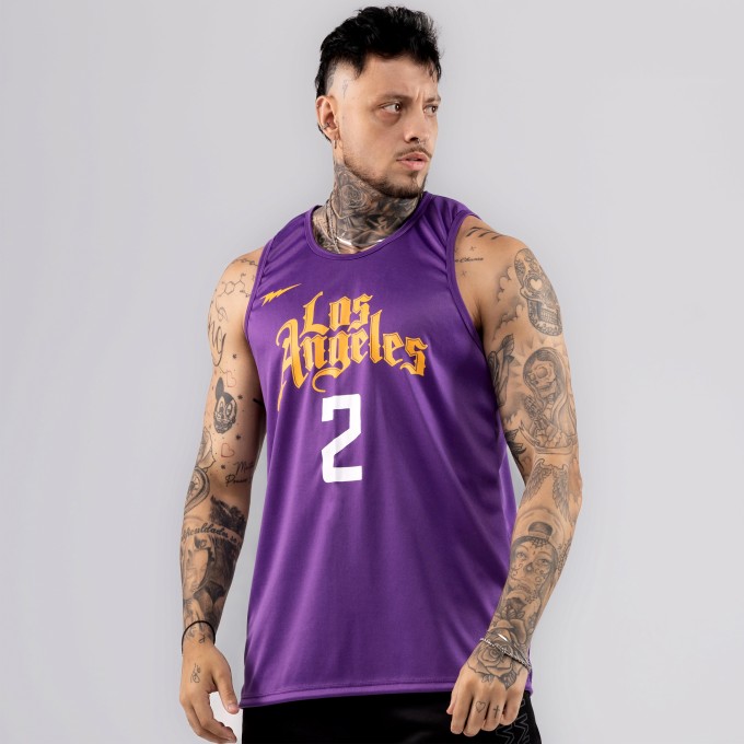 Regata Machao Dryfit Los Angeles 2 Roxa