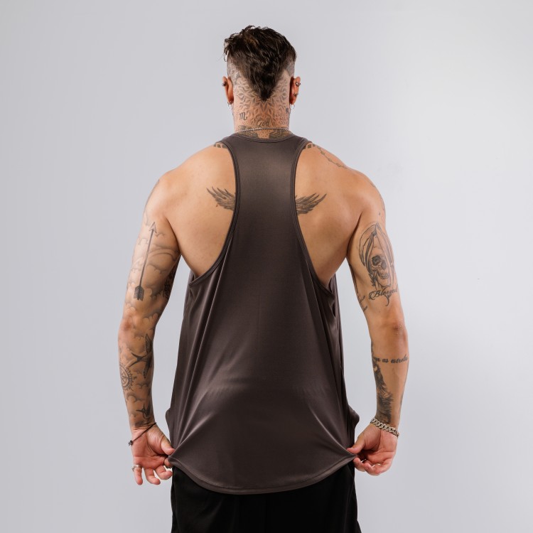 Regata Cavada Anatomic DryFit Lisa Cinza Chumbo