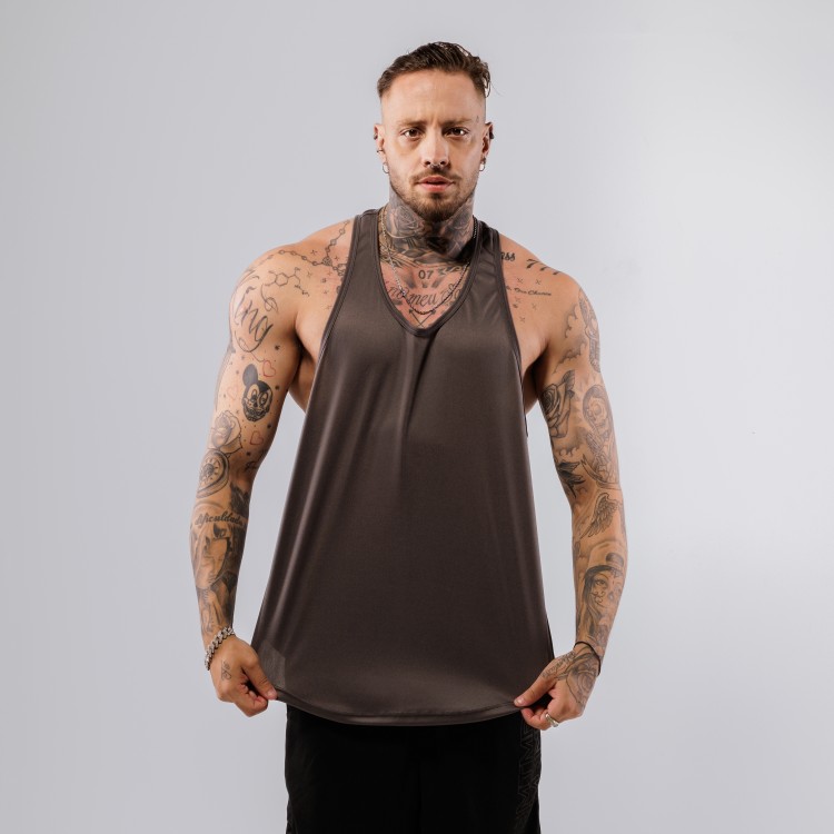 Regata Cavada Anatomic DryFit Lisa Cinza Chumbo