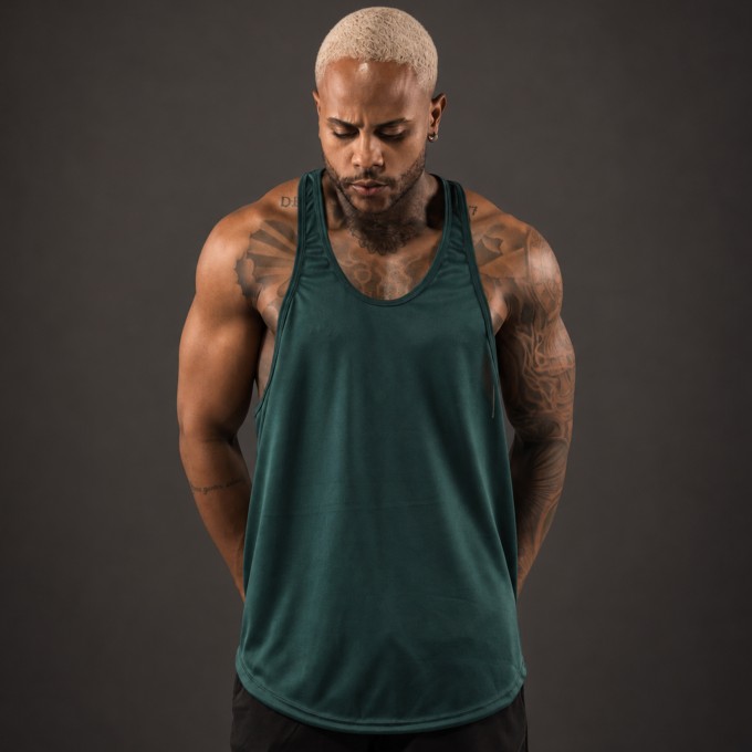 Regata Cavada Anatomic DryFit Lisa Verde Militar