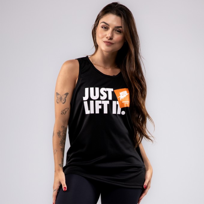 Regata Feminina DryFit Just Sports Preta