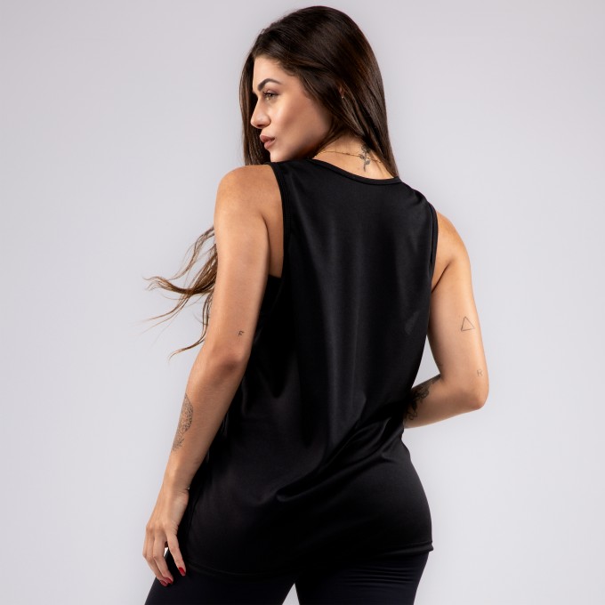 Regata Feminina DryFit Just Sports Preta