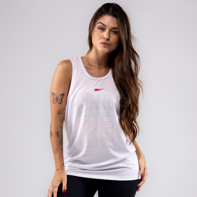 Regata Feminina Dryfit Jordan 23 Branca