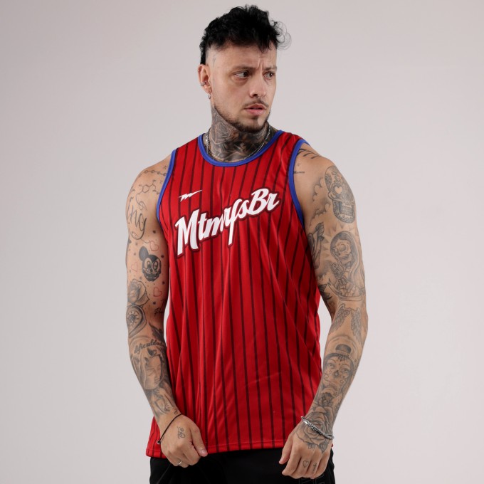 Regata Machão Dryfit College Vermelha