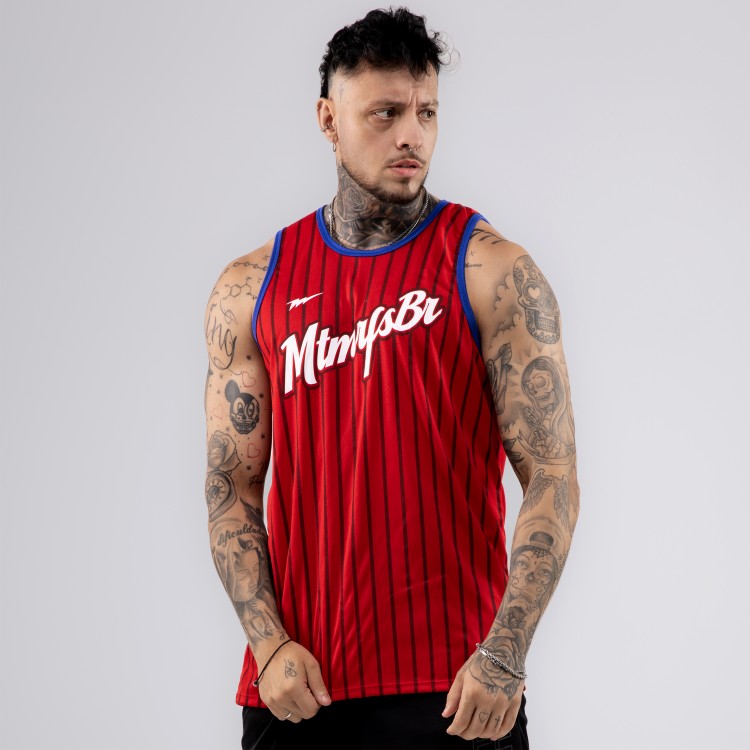 Regata Machão Dryfit College Vermelha