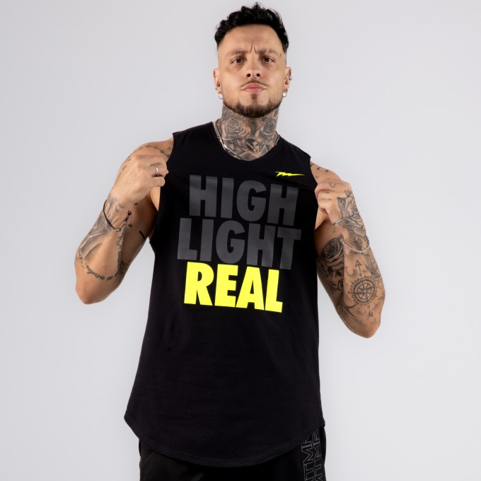 Regata Machão HIGHLIGHT Preta