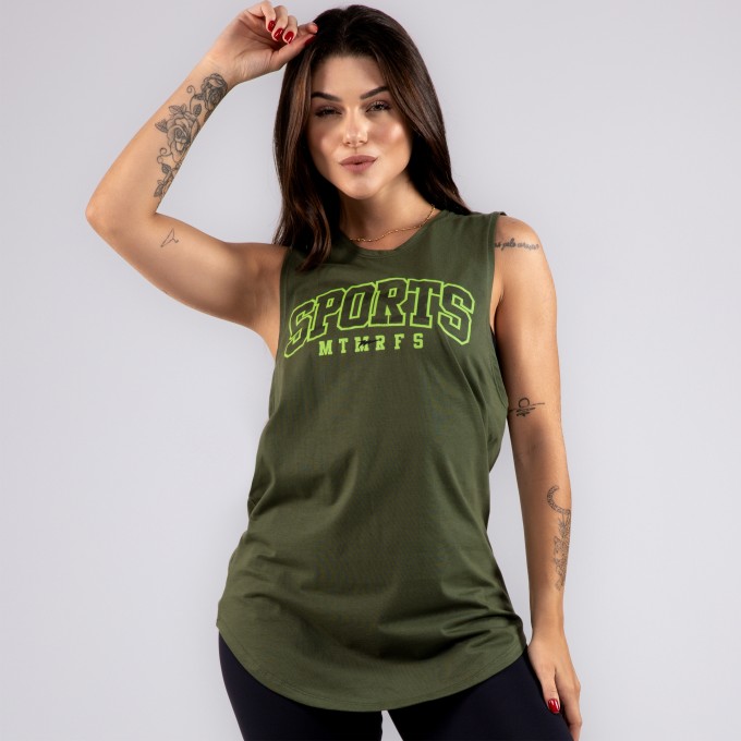 Regata Feminina Machao Golf Verde