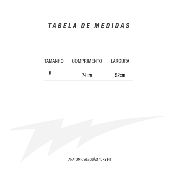 Tabela de medidas
