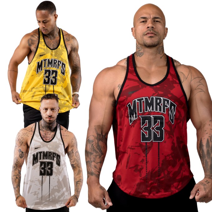 KIT 3 Regatas Cavadas Anatomic INSANE