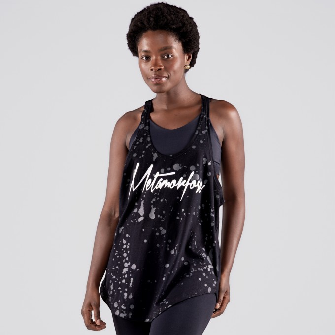 Regata Feminina Cavada Anatomic SPLASH Preta