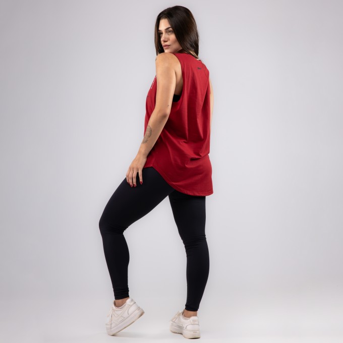 Regata Feminina Machao JUST Vinho