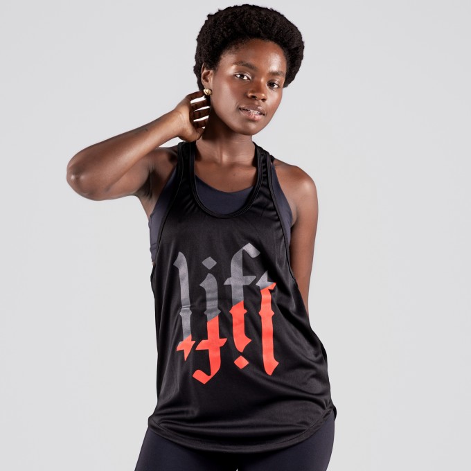 Regata Feminina Cavada Dryfit LIFT Half Preta