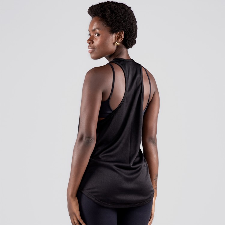 Regata Feminina Cavada Dryfit LIFT Half Preta