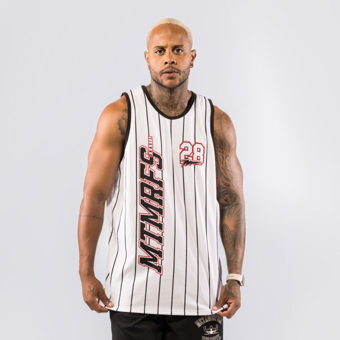 Regata Machão DryFit Baseball Branca