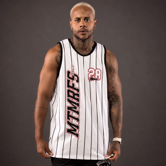 Regata Machão DryFit Baseball Branca