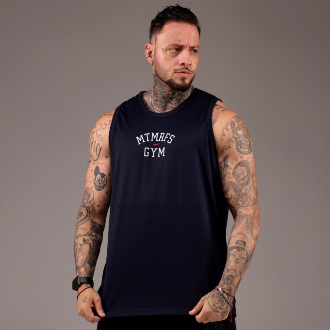 Regata Machao DryFit GYM Azul Marinho