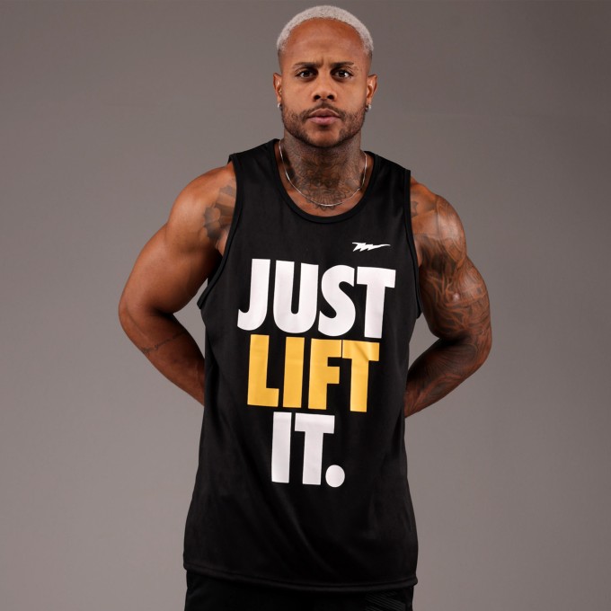 Regata Machao DryFit Just Lift It Preta