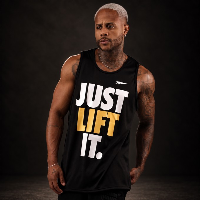 Regata Machao DryFit Just Lift It Preta