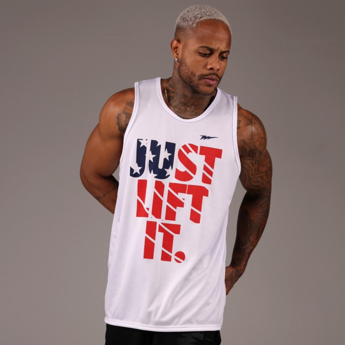 Regata Machao DryFit JUST America Branca