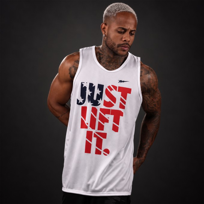 Regata Machao DryFit JUST America Branca