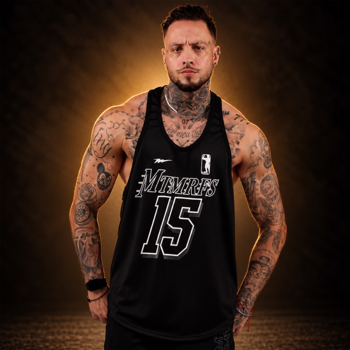 Regata Cavada Dryfit Black 15 Preta