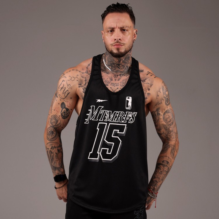Regata Cavada Dryfit Black 15 Preta