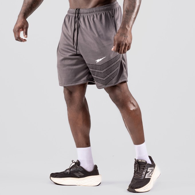Shorts Dryfit Siege Cinza Chumbo