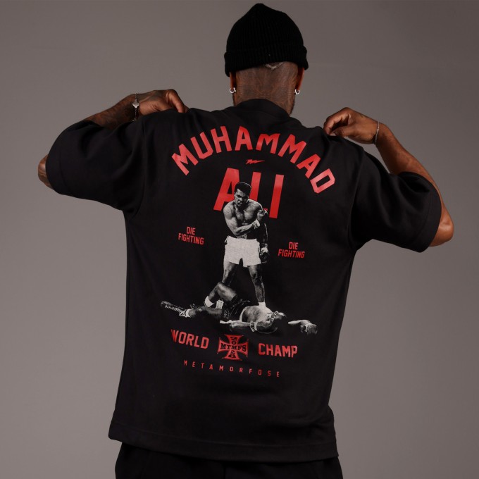 Camiseta Oversized Heavy Ali Preta