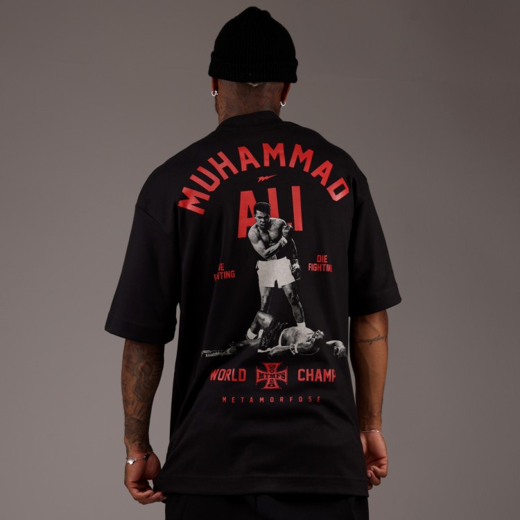 Camiseta Oversized Heavy Ali Preta