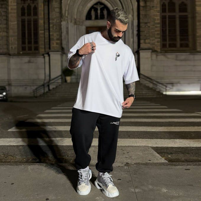 Camiseta Oversized Heavy Trembo Branca