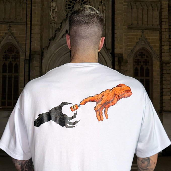 Camiseta Oversized Heavy Trembo Branca